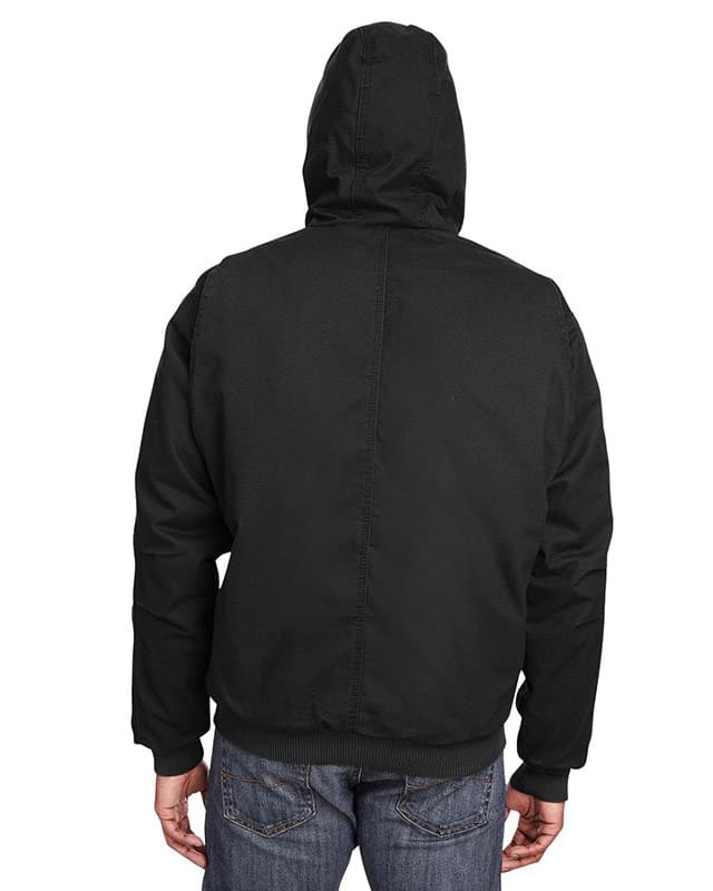 Men's Tall Heartland Washed Cotton Duck Hooded Jacket