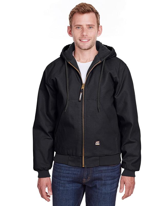 Men's Tall Highland Washed Cotton Duck Hooded Jacket