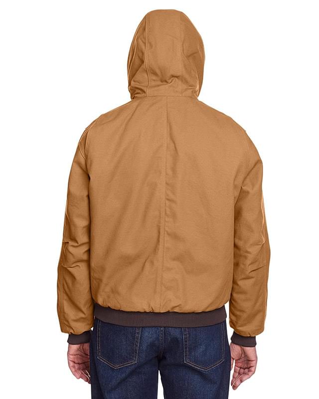 Men's Tall Highland Washed Cotton Duck Hooded Jacket