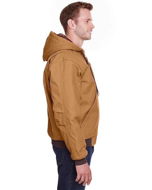Men's Tall Highland Washed Cotton Duck Hooded Jacket