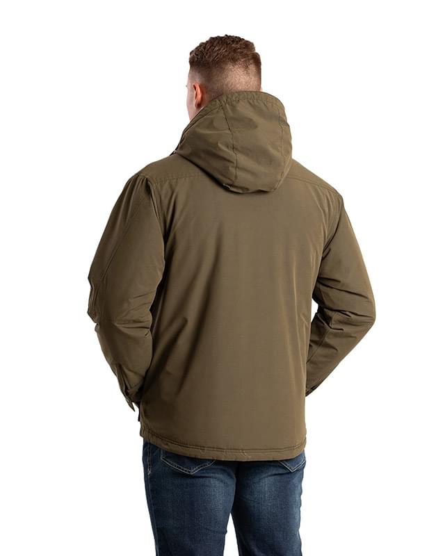 Men's Highland Quilt-Lined Micro-Duck Hooded Jacket