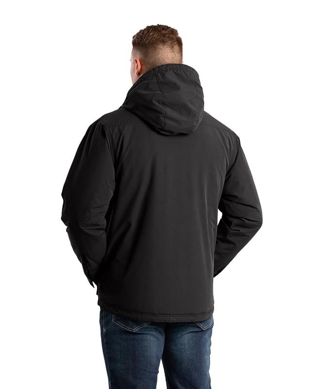 Men's Highland Quilt-Lined Micro-Duck Hooded Jacket