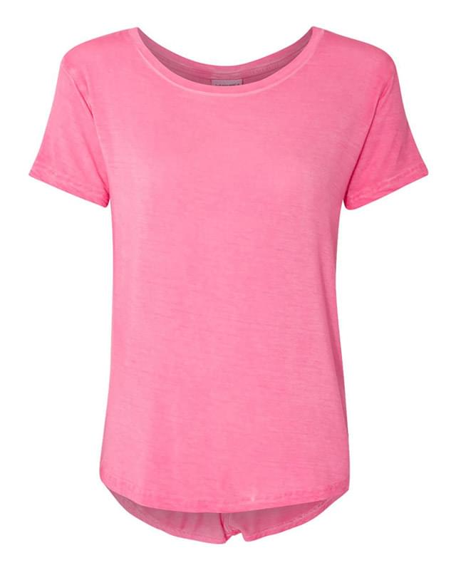 Ladies' Oasis Drop Tail T-Shirt