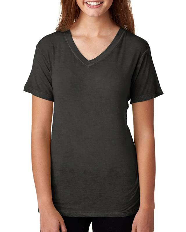 Ladies' Oasis Wash V-Neck Tee