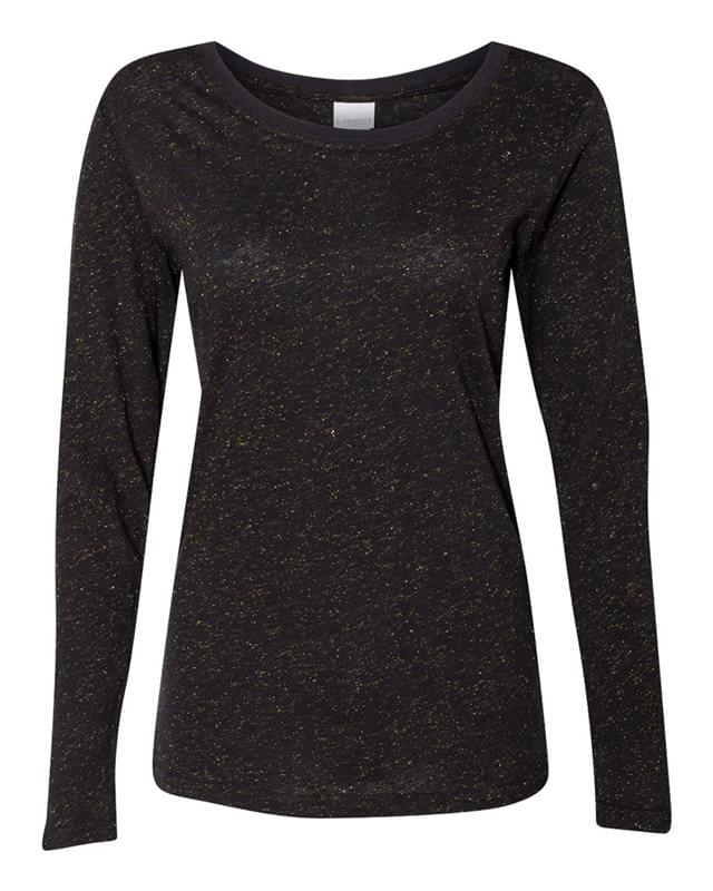 Ladies' Glitter Long-Sleeve T-Shirt