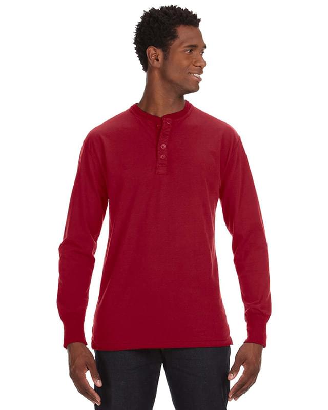 Men's Vintage Brushed Jersey Henley