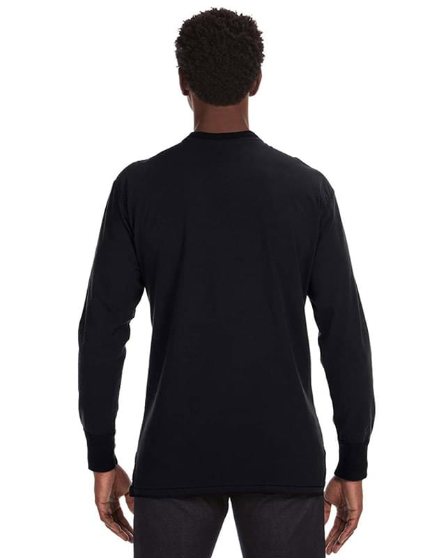 Men's Vintage Brushed Jersey Henley