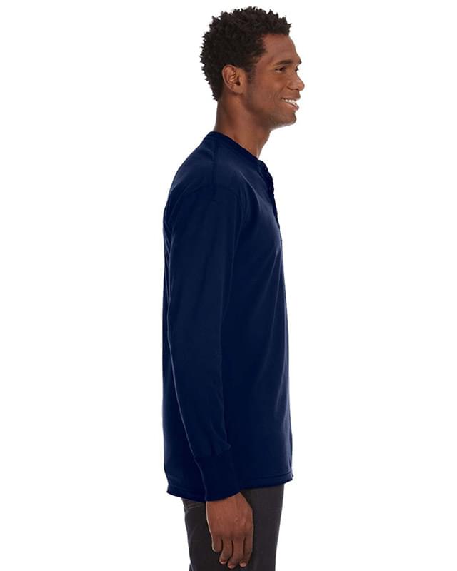 Men's Vintage Brushed Jersey Henley