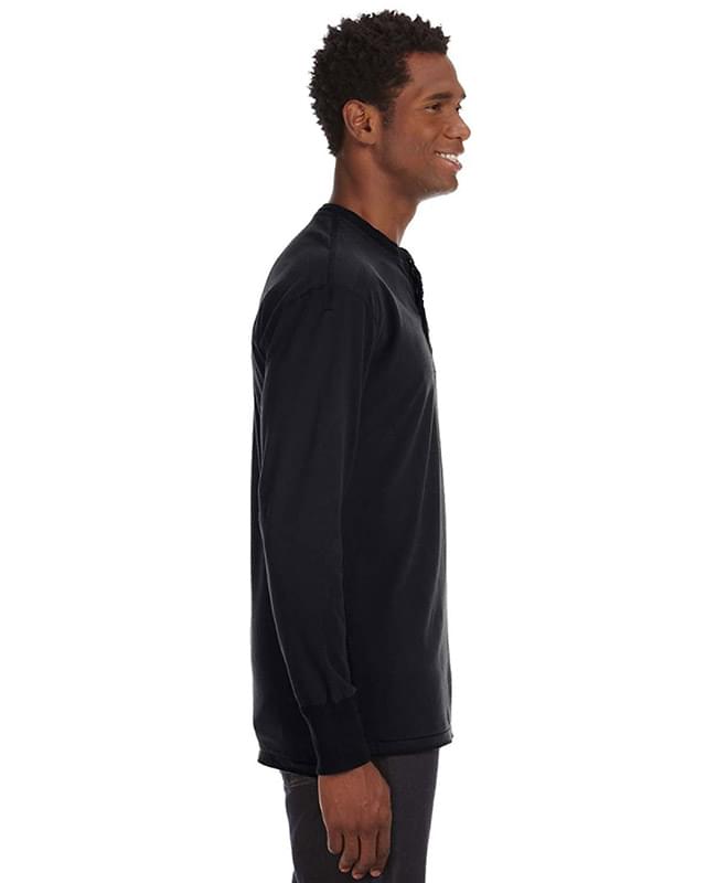 Men's Vintage Brushed Jersey Henley