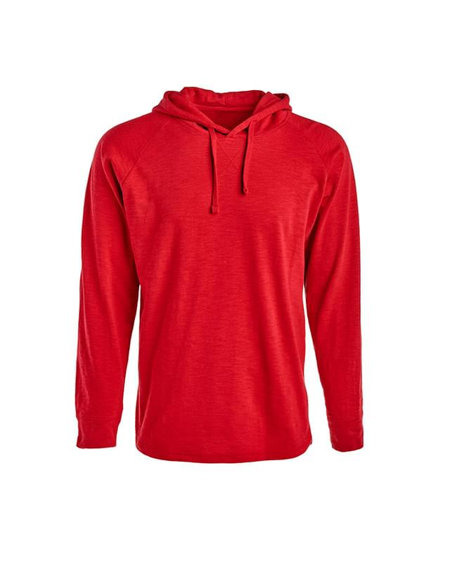Adult Vintage Slub Knit Pullover Hooded Sweatshirt Adult Vintage Slub Knit Pullover Hooded Sweatshirt