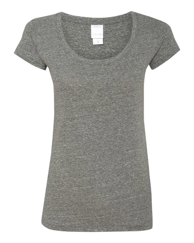 Ladies Twisted Slub Jersey Scoopneck T-Shirt
