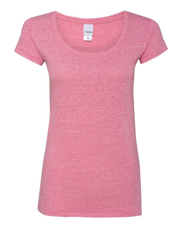 Ladies Twisted Slub Jersey Scoopneck T-Shirt