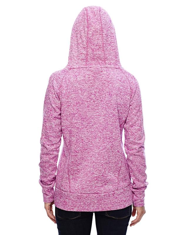 Ladies' Cosmic Contrast Fleece Hooded Sweatshirt