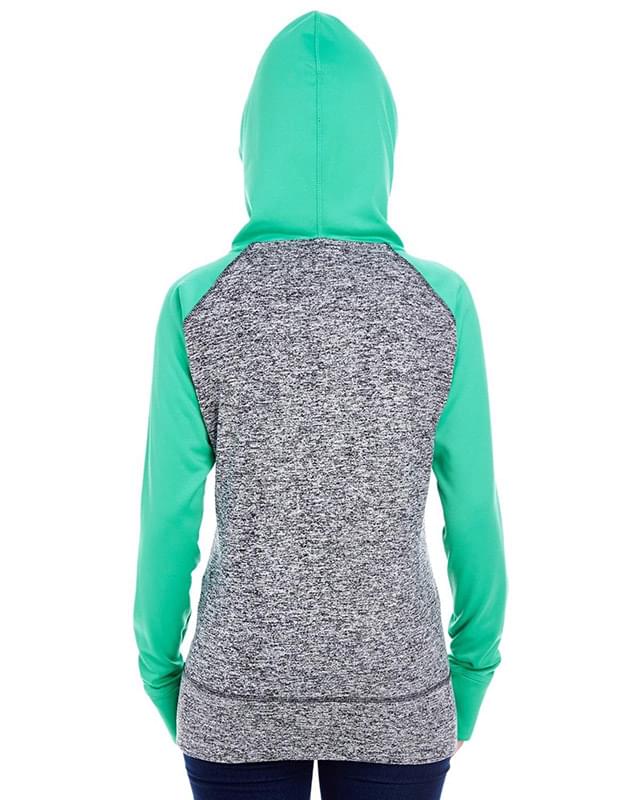 Ladies' Colorblock Cosmic Hooded Sweatshirt