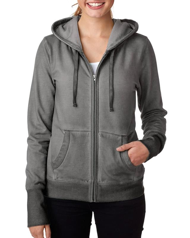 Ladies' Oasis Wash Full-Zip Hooded Fleece