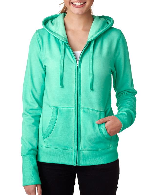 Ladies' Oasis Wash Full-Zip Hooded Fleece