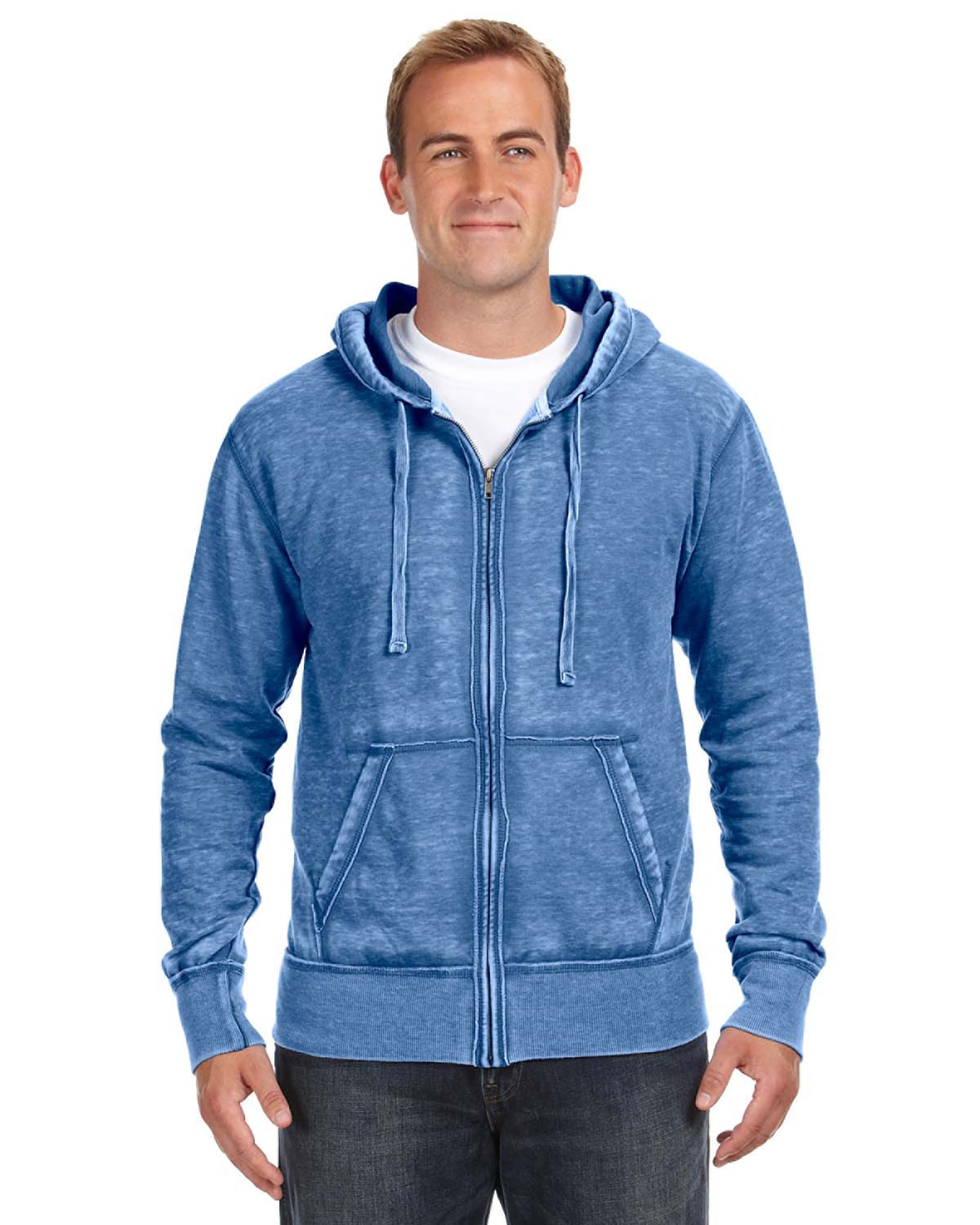 Vintage Zen Full-Zip Fleece Hood