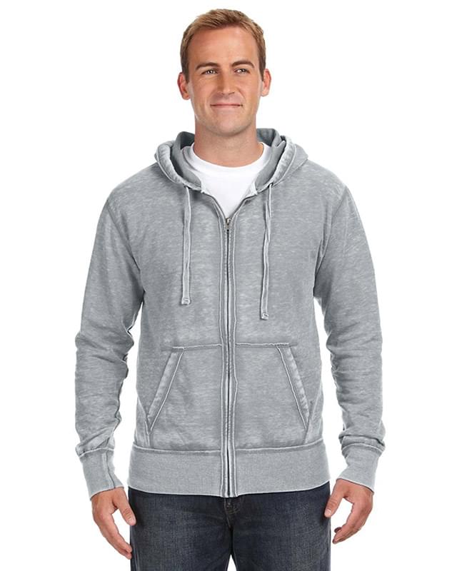Adult Vintage Zen Full-Zip Fleece Hooded Sweatshirt
