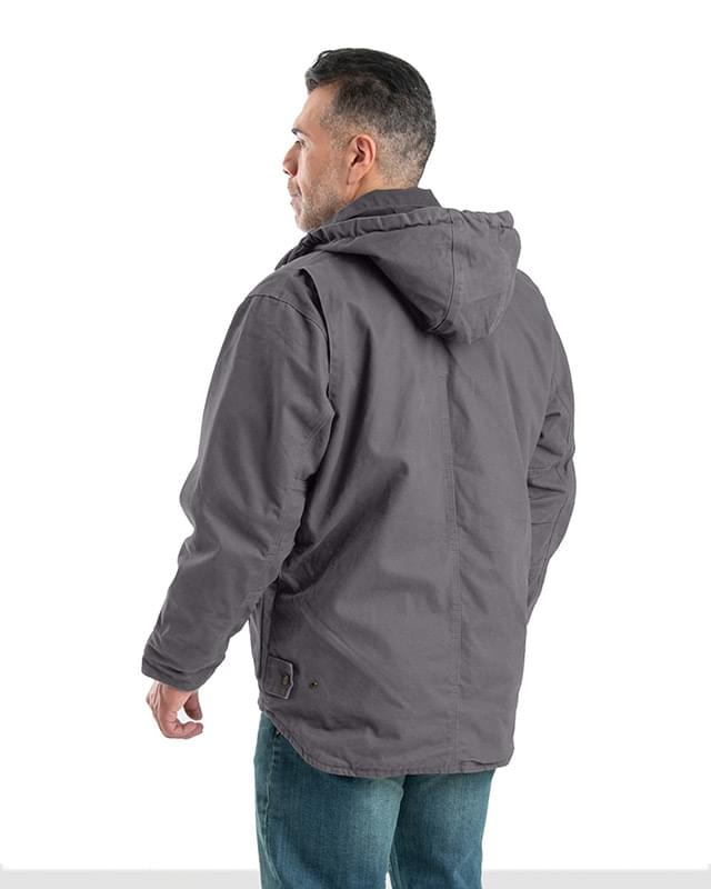 Men's Heartland Washed Duck Zip-Off Hooded Coat