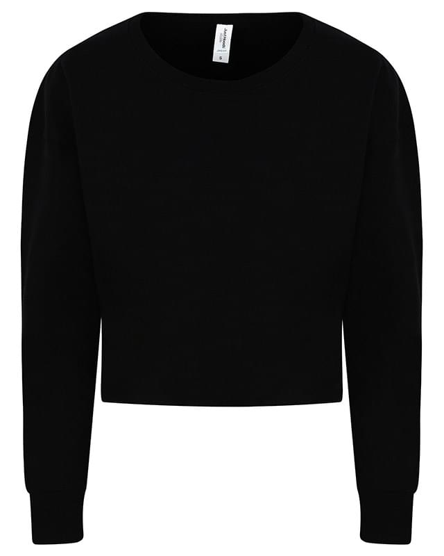 Ladies' Cropped Pullover Sweatshirt