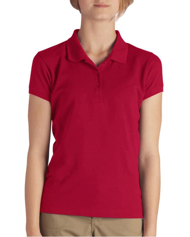 Girl's Short-Sleeve Pique Polo