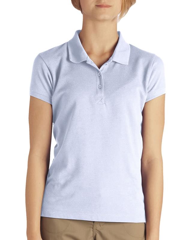 Girl's Short-Sleeve Pique Polo