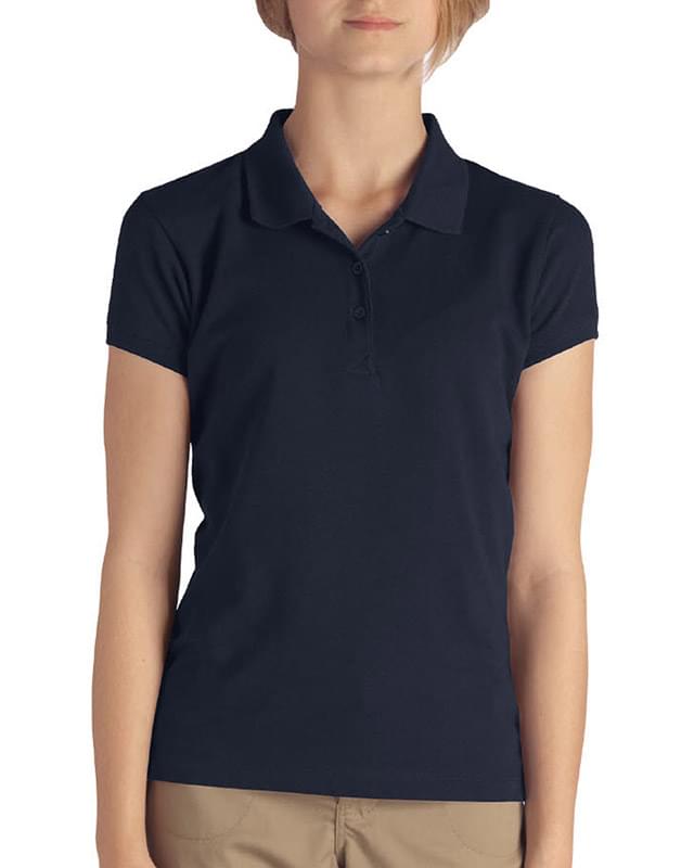 Girl's Short-Sleeve Pique Polo