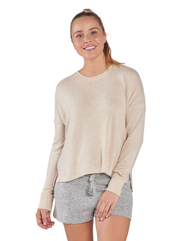 Ladies' Cuddle Soft Boxy Crewneck Sweatshirt