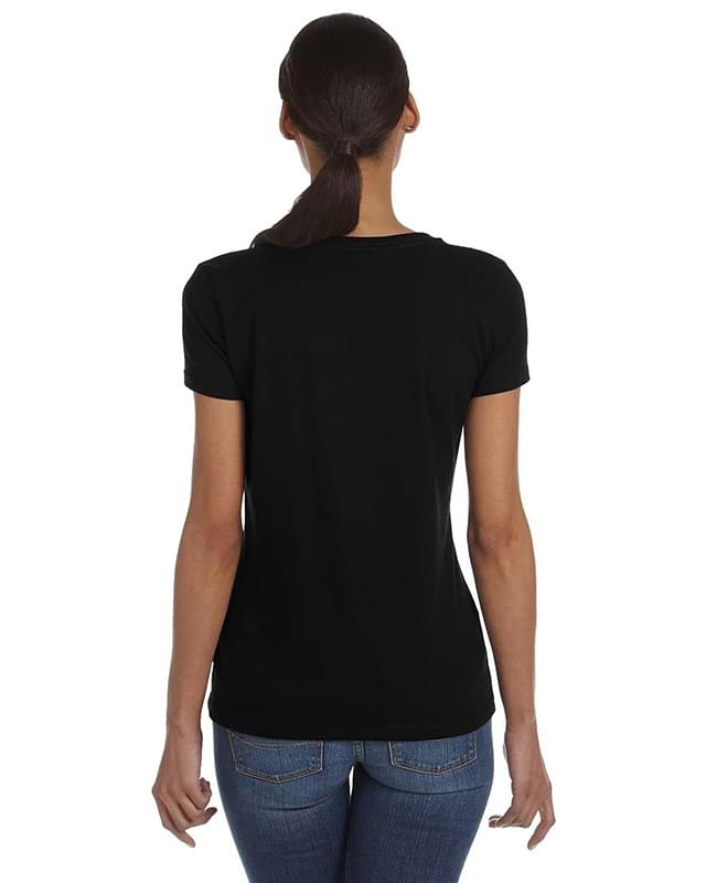Ladies' HD Cotton V-Neck T-Shirt