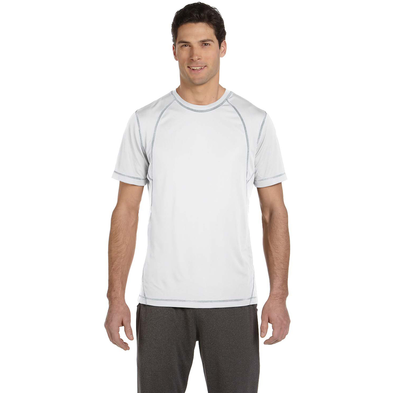 Men's Short-Sleeve Interlock Pieced T-Shirt