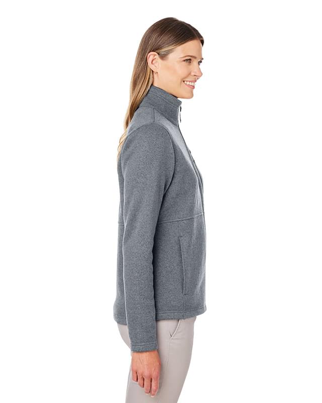 Ladies' Dropline Sweater Fleece Jacket