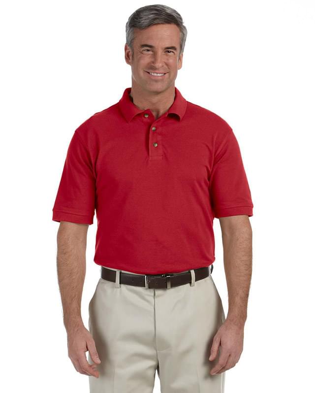 Men's Tall 6 oz. Ringspun Cotton Piqu Short-Sleeve Polo