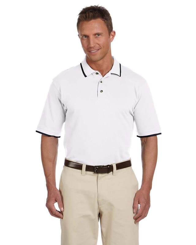 Adult 6 oz. Short-Sleeve Piqu Polo with Tipping