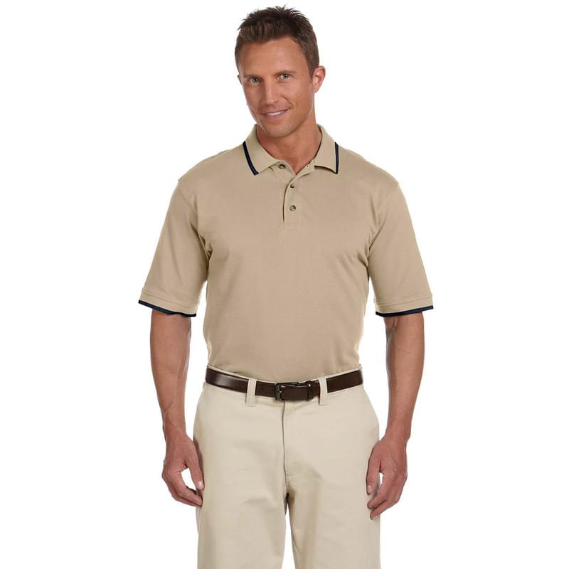 Adult 6 oz. Short-Sleeve Piqu? Polo with Tipping