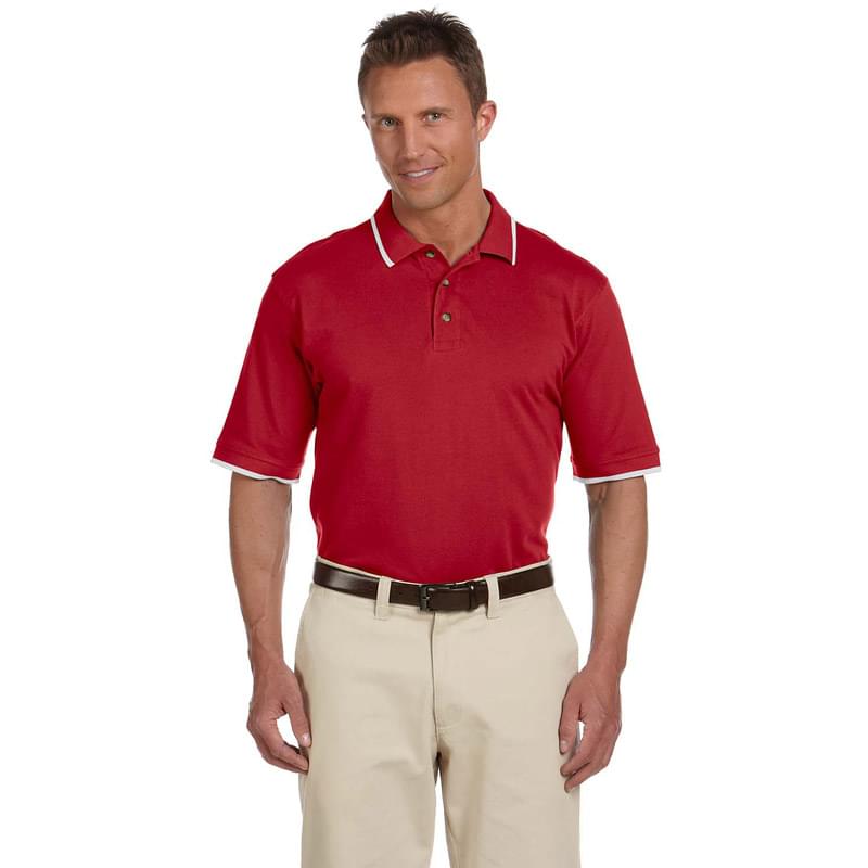 Adult 6 oz. Short-Sleeve Piqu? Polo with Tipping