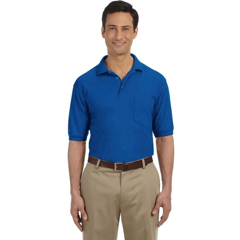 Men's 5.6 oz. Easy Blend Polo withPocket