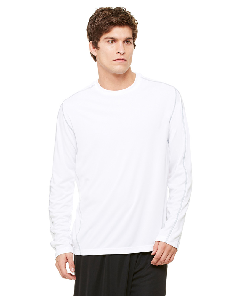 Men's Long-Sleeve Interlock Pieced T-Shirt