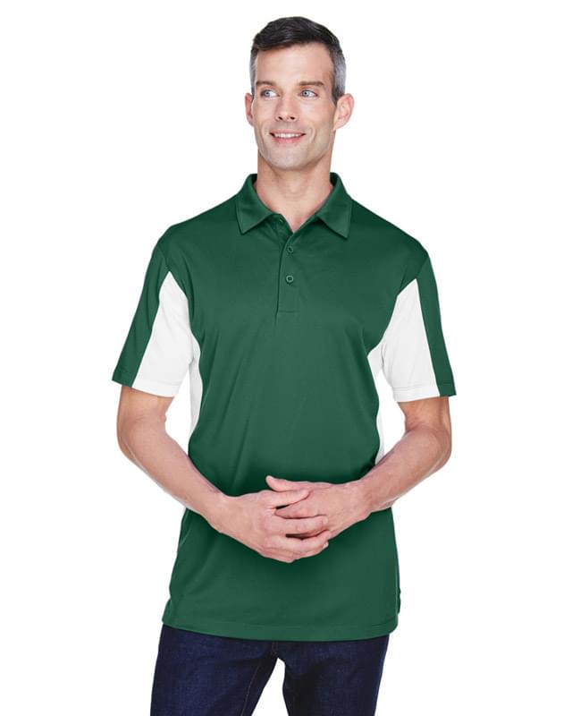 Men's Side Blocked Micro-Pique Polo