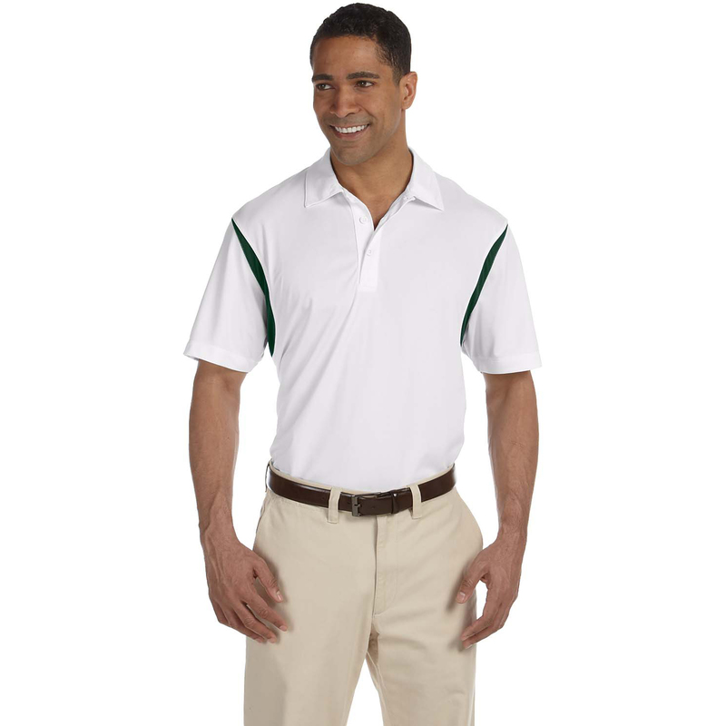 Men's Back Blocked Micro-Piqu? Polo