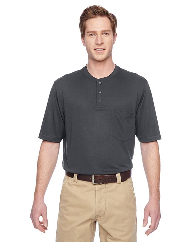 Adult Prime Short-Sleeve Performance Henley