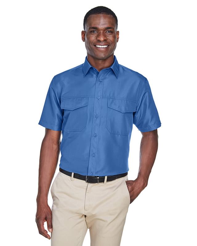 Harrington Men's Key West Short-Sleeve Performance Staff Shirt