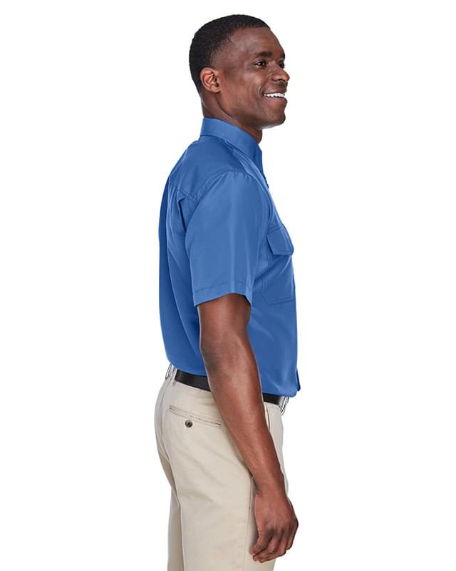 Harrington Men's Key West Short-Sleeve Performance Staff Shirt