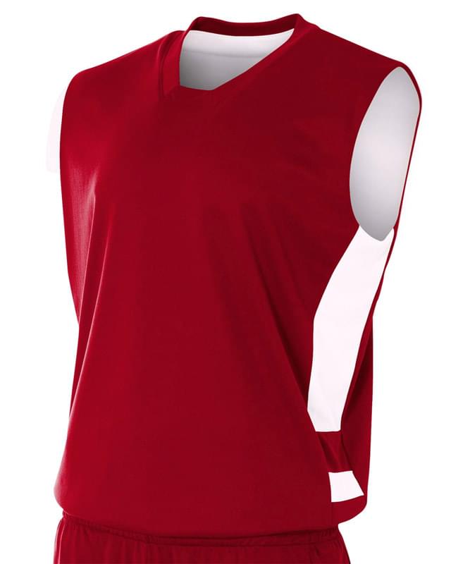 Adult Reversible Speedway Muscle Shirt