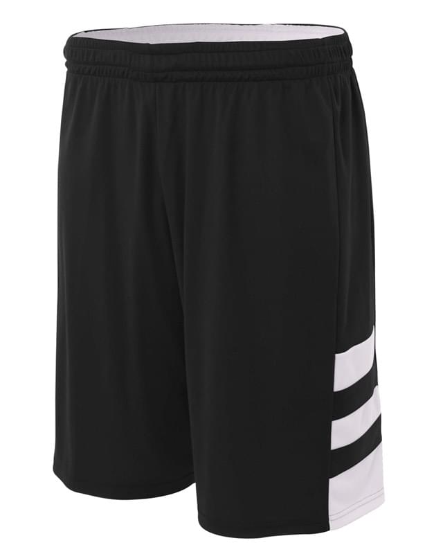 Adult 10" Inseam Reversible Speedway Shorts