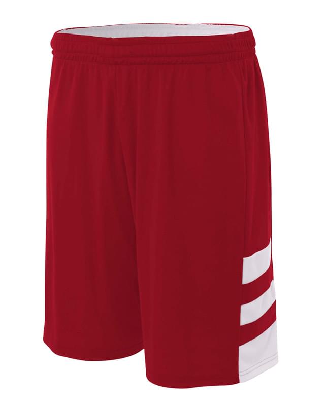 Adult 10" Inseam Reversible Speedway Shorts