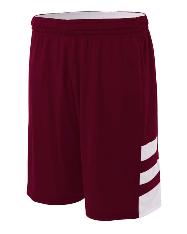 Adult 10" Inseam Reversible Speedway Shorts