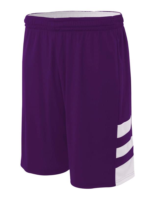 Adult 10" Inseam Reversible Speedway Shorts
