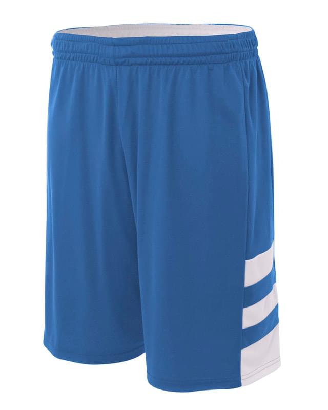 Adult 10" Inseam Reversible Speedway Shorts