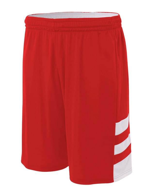 Adult 10" Inseam Reversible Speedway Shorts