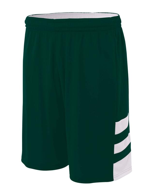 Adult 10" Inseam Reversible Speedway Shorts